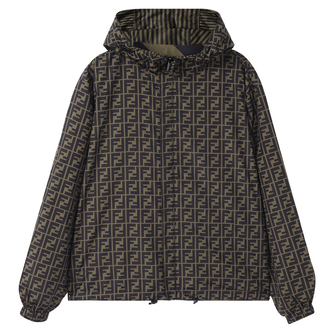 Fendi Reversible Logo-Print Shell