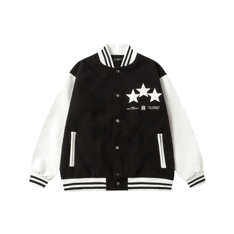 AMIRI Giacca college con logo ricamato