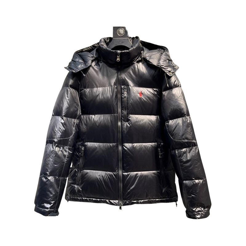 Ralph Lauren Piumino Impermeabile 80% Piuma D’Anatra Bianca Nero
