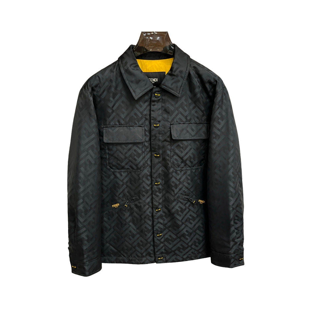 Fendi Monogramma FF Su Tutta La Superficie Nero
