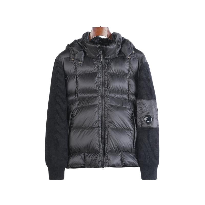 C.P Company Ibrida Imbottita in Lana Merino Nera