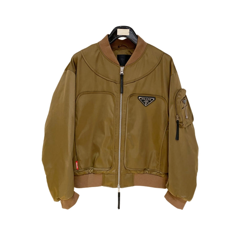 Prada Bomber Re-Nylon Kaki