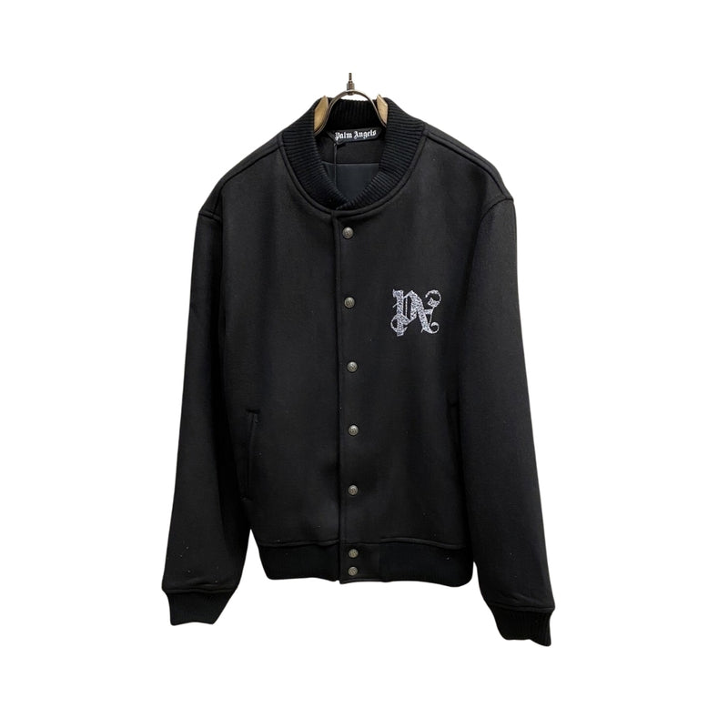 Palm Angels Misto Lana Monogramma Nero