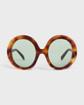 Celine — Disc Sunglasses — Classic Havana