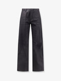 Gucci Cotton trousers with Web stripe