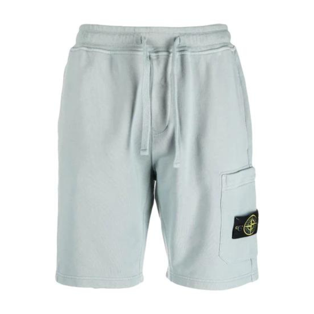 Stone Island Cotton Fleece Short For Man