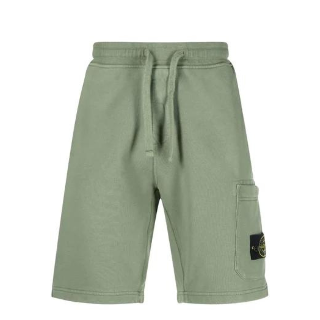 Stone Island Cotton Fleece Short For Man