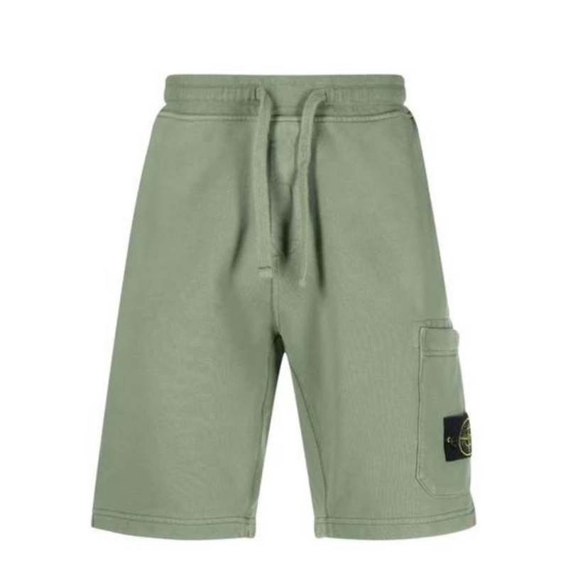 Stone Island Cotton Fleece Short For Man