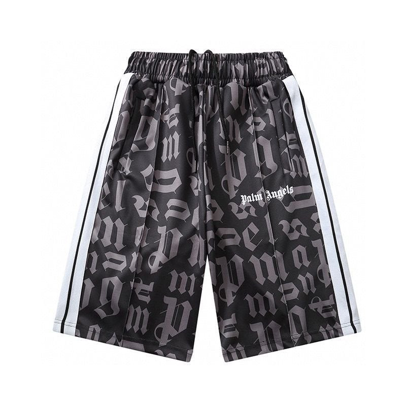 Palm Angels black and white shorts
